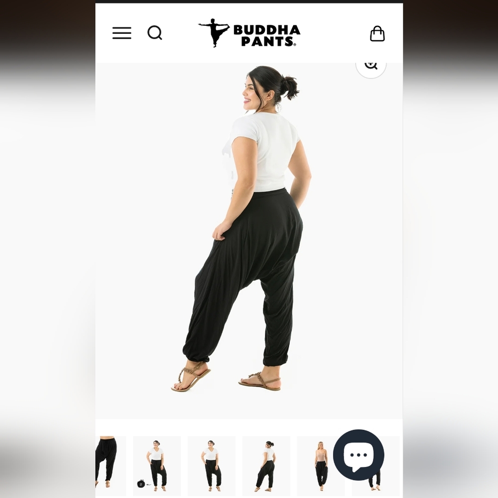 Black Savannah Harem Pants